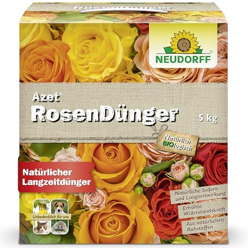 Neudorff Azet RosenDünger – Bio Rosendünger mit 100 Tagen Langzeitwirkung sorgt für langanhaltend...