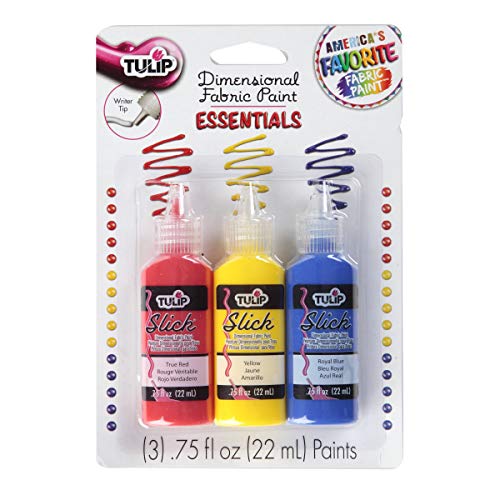 TULIP Dimensional Paint Kits 33267 Dfpt Multi .75Oz 3Pk Superhero, One Size, As Detailed