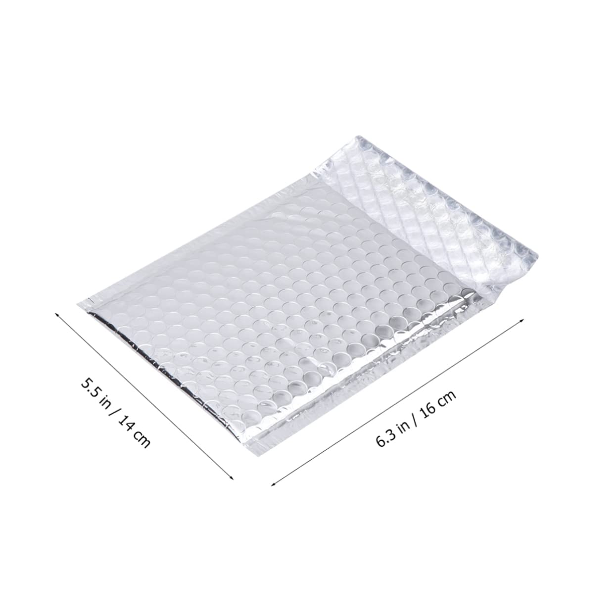 ARTIBETTER 28Pcs Silver Bubble Bag Shockproof Logistics Packaging Pouch Mailer for Transport and