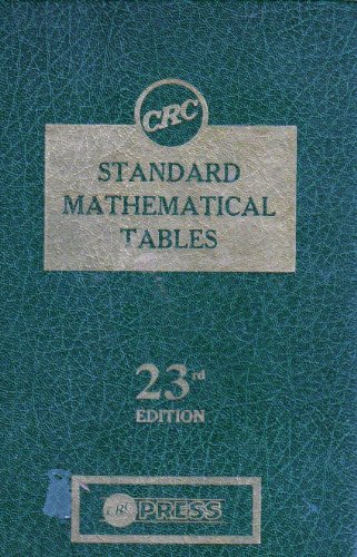 Standard Mathematical Tables 0878196226 Book Cover