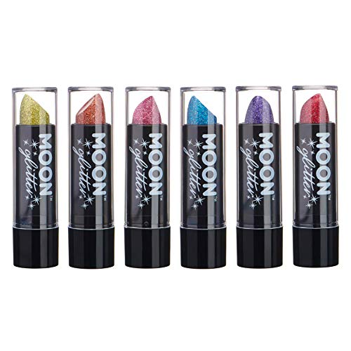 Lápiz Labial Holográfico Brillante por Moon Glitter - 5g - Set de...