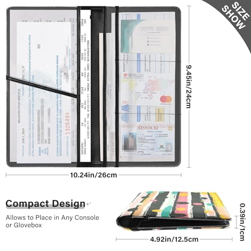 Organizador de Documento para Carro Cuero miniatura 3