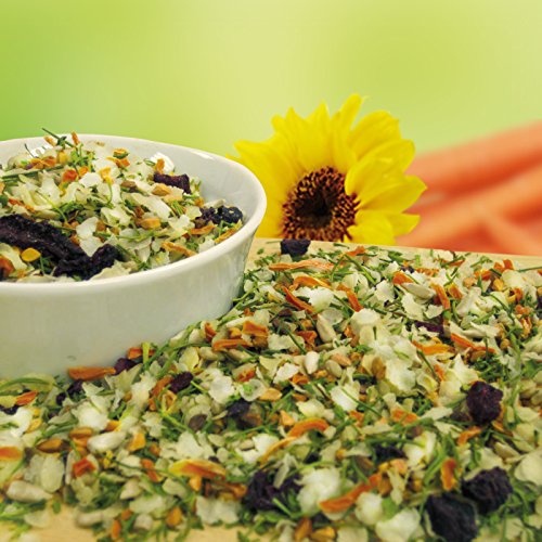 ORIGINAL LECKERLIES® Gemüse-Reisflocken, 2 kg ballaststoffreiche Hundeflocken mit Gemüse und wertvollen Sonnen- und Hagebuttenkernen, Barf Zusatz Hund Hundefutter – Naturprodukt für Hunde