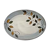 Pfaltzgraff Rustic Leaves Oval Platter