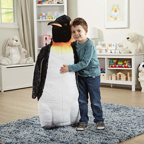 Melissa & Doug Giant Lifelike Plush Emperor Penguin Standing Stuffed Animal (3.4 Feet Tall) - image 6
