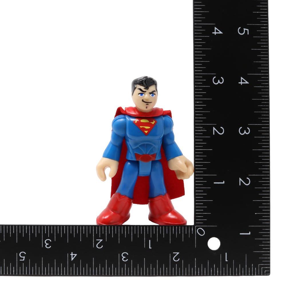 Części zamienne do Imaginext DC Super Friends Super Hero Flight City - DHT62 ~ zapasowe figurki Batmana i Supermana