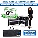 GoPong GoBar Portable Double Bar Table Set - Mobile Bartender Station for Events - Includes Carrying Case