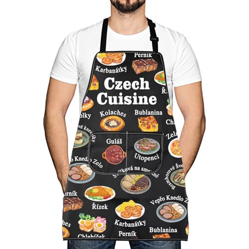 Czech Cuisine Apron Czech Food Lover Gift Czech Republic Cookie