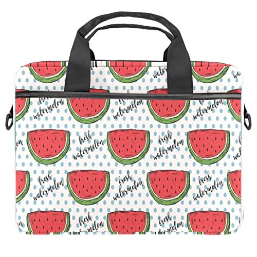 Sacoche ordinateur portable 14,5 pouces ultra fine motif fruité multicolore et rouge vif