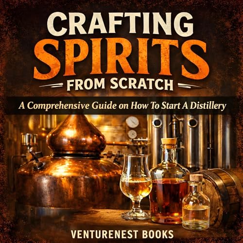 Diseño de la portada del título Crafting Spirits from Scratch