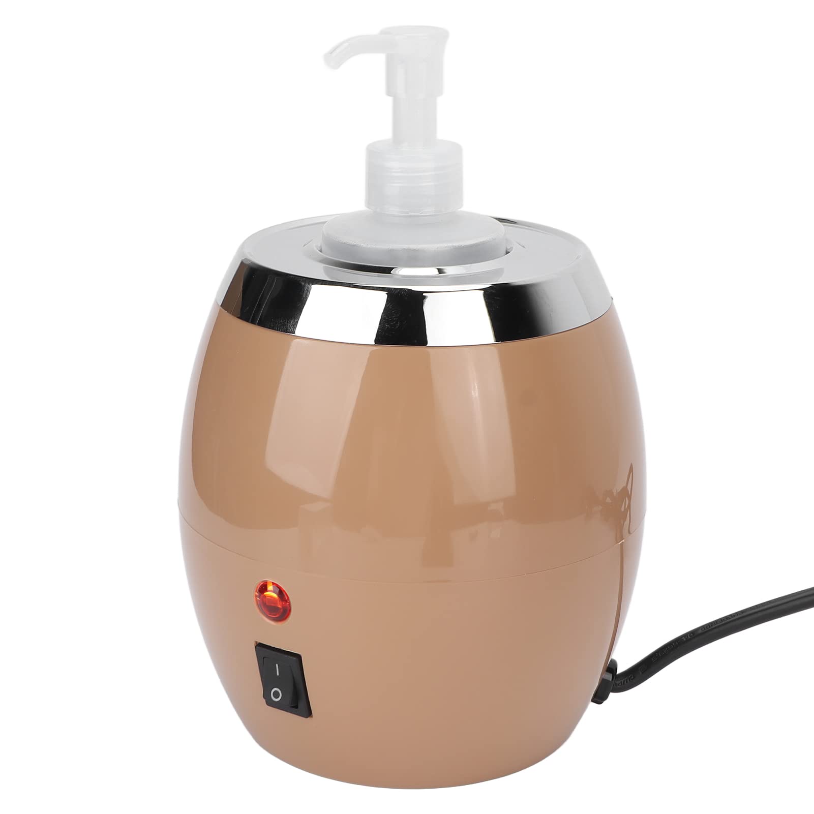 Changor Chauffe Huile de Massage, Absorption Facile Distributeur de Chauffe-Lotion électrique Maximum 60 ℃ Taille pour la Crème(EU Plug 220V)