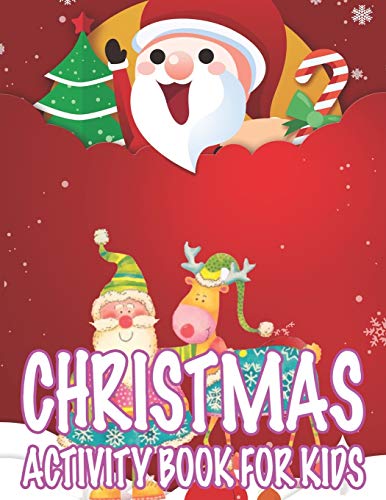 Christmas Activity book For Kids: Fun Children’s Christmas Gift or Present for Toddlers & Kids - 50 Beautiful Pages to Color with Santa Claus, Reindeer, Snowmen & More! image 3