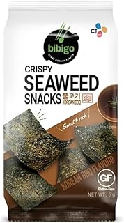 Bibigo Crispy Seaweed Snacks BBQ Flavor - 5 gm