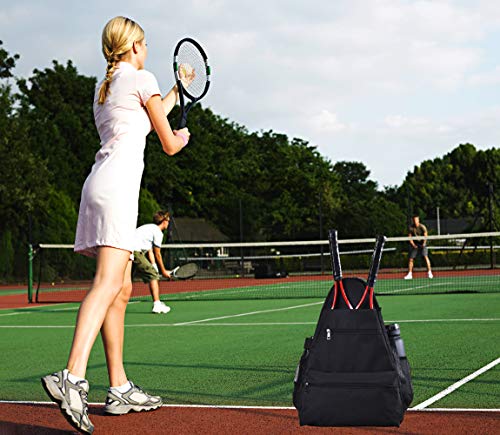 image for KHIKILY Tennis Bag Tennis Racket Backpack, Large Size Tennis Racket,Pi