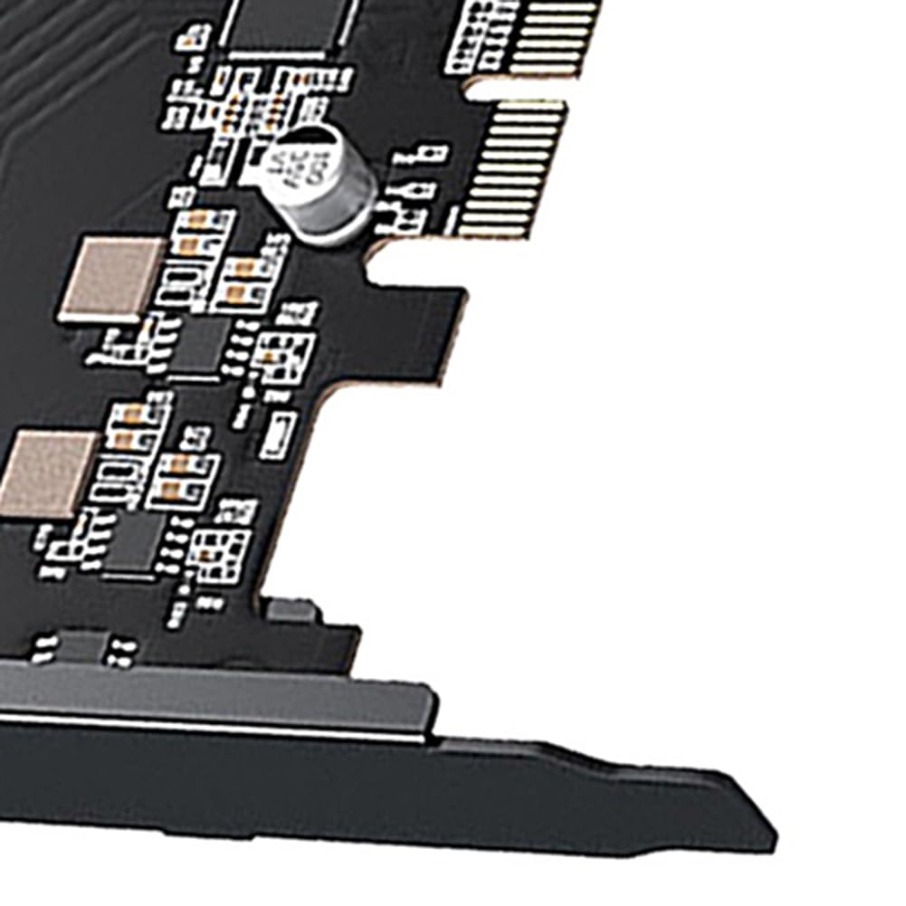SHABD Adaptador PCIe A SSD SATA 3 III 3.0 de 5 Puertos y 6 Gbps. Tarjeta Controladora PCI-e PCI Express X1. Soporte para Tarjeta de Expansión X4 X8 X16