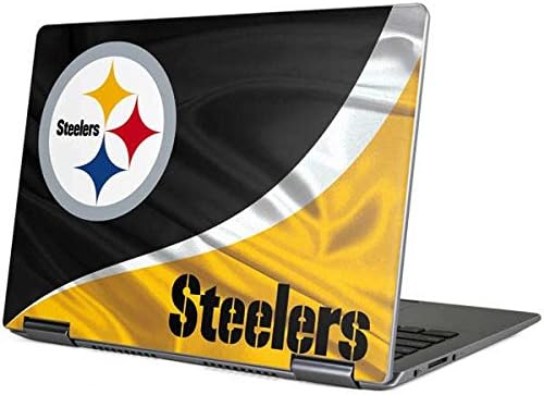 Skinit Decal Laptop Skin Compatible with Yoga 710 14in - Officially Licensed NFL Pittsburgh Steelers Design