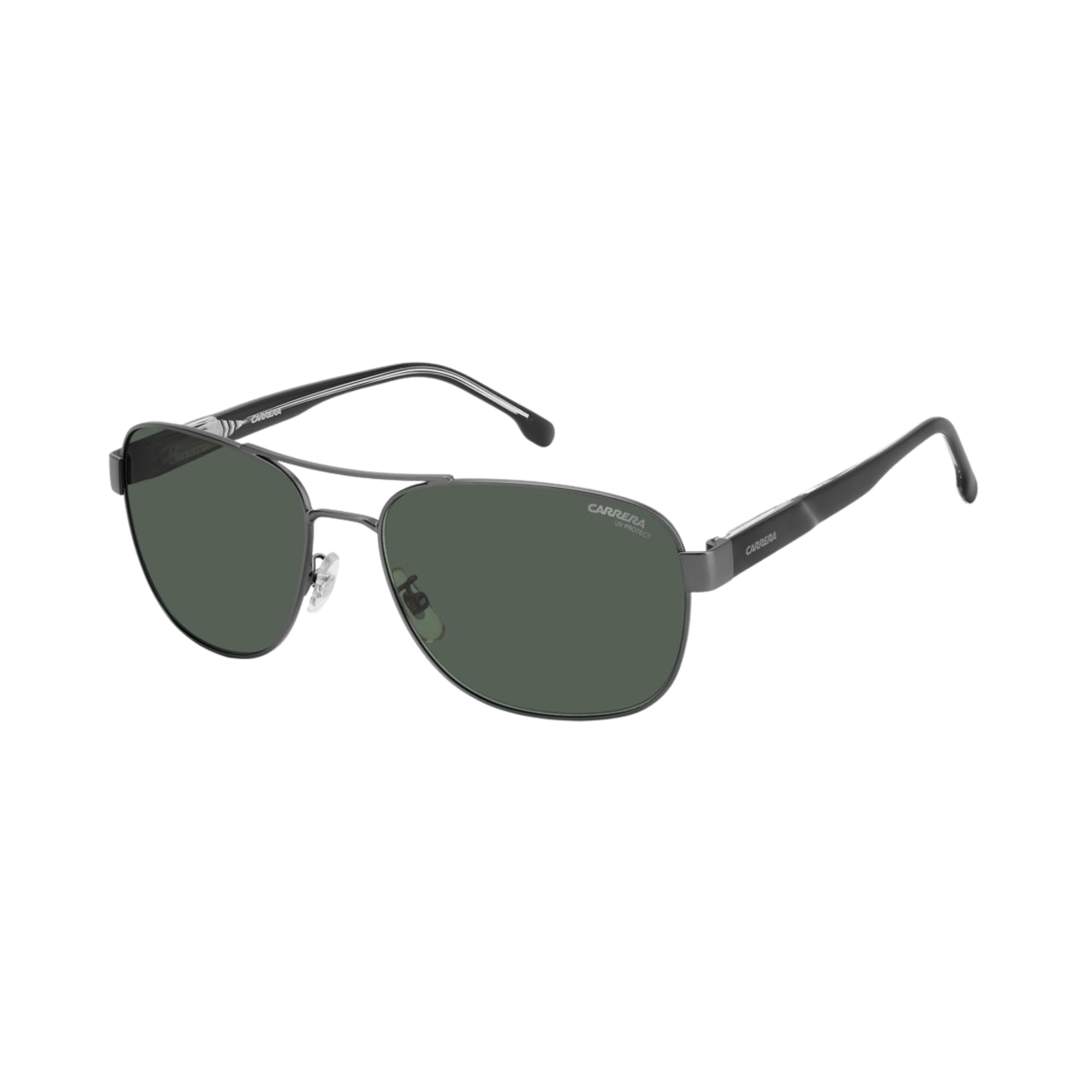 Carrera Flex02/G/S Rectangular Sunglasses Bundle for Men, Qt Green, 60mm