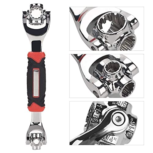 Image of Universal Socket Wrench - 48 in 1 Multifunction Socket Wrenches Tool with 360 Degree Rotating Head, Spanner Tool for Home and Car Repair
