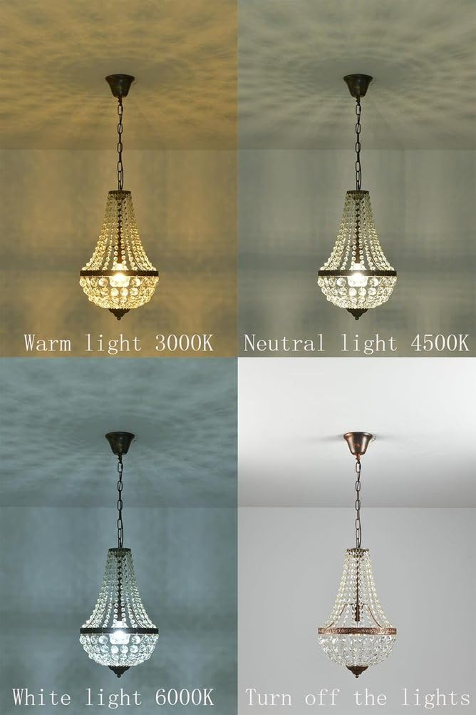 Pageone LED cristallo lampada retro industriale ristorante lampada Ø30cm