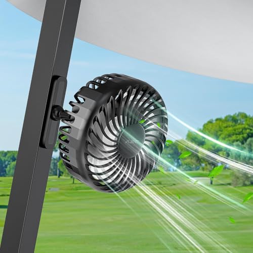 A2C Golf Cart Fan Rechargeable Magnetic Base...