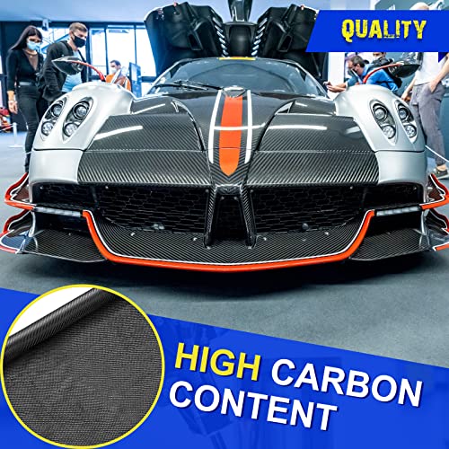 Tudomro 4.17ft x 39.4'' Carbon Fiber Fabric Black Pure Carbon Fiber Sheet 2 x 2 Twill Weave-3k/220g for Cars Structural Reinforcement on Concrete Wall Basement Boat Repair (1 Roll)