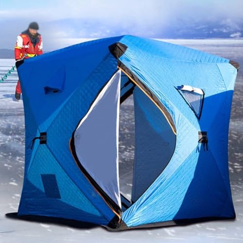 Carpa de Pesca en Hielo para 3-4 Personas, Resistente y Rápida miniatura 1