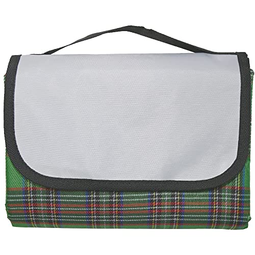 Armo Extra Large Tartan Picnic Blanket With Carrying Handle Waterproof Beach Garden Outdoor Washable Picnic Camping Blanket 200CM X 200CM (Green) - Image 3
