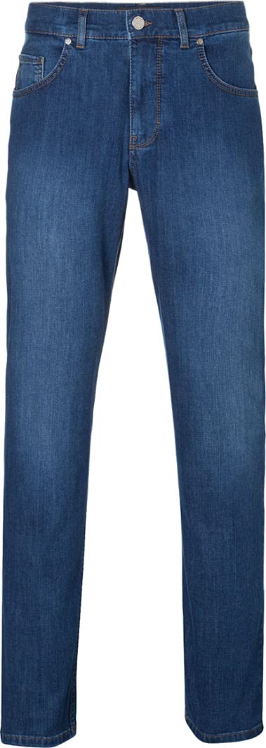 Brax Men's Regular Blue Used Style Cooper Denim Jeans, 31W / 34L