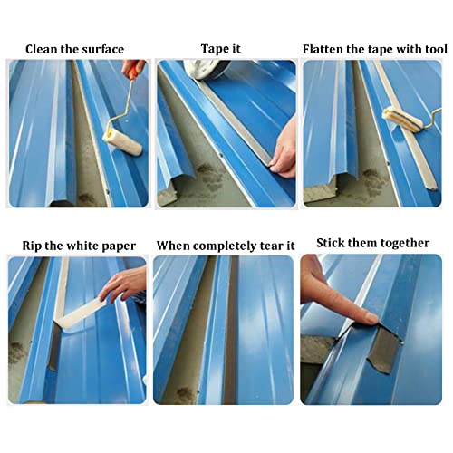 Image of White Butyl Tape RV Sealant Highlight Tape,16.4Ft /5M | Waterproof, Putty Tape for Repair Window Glass and EDPM Boat Sealing Roof Pipe Patching