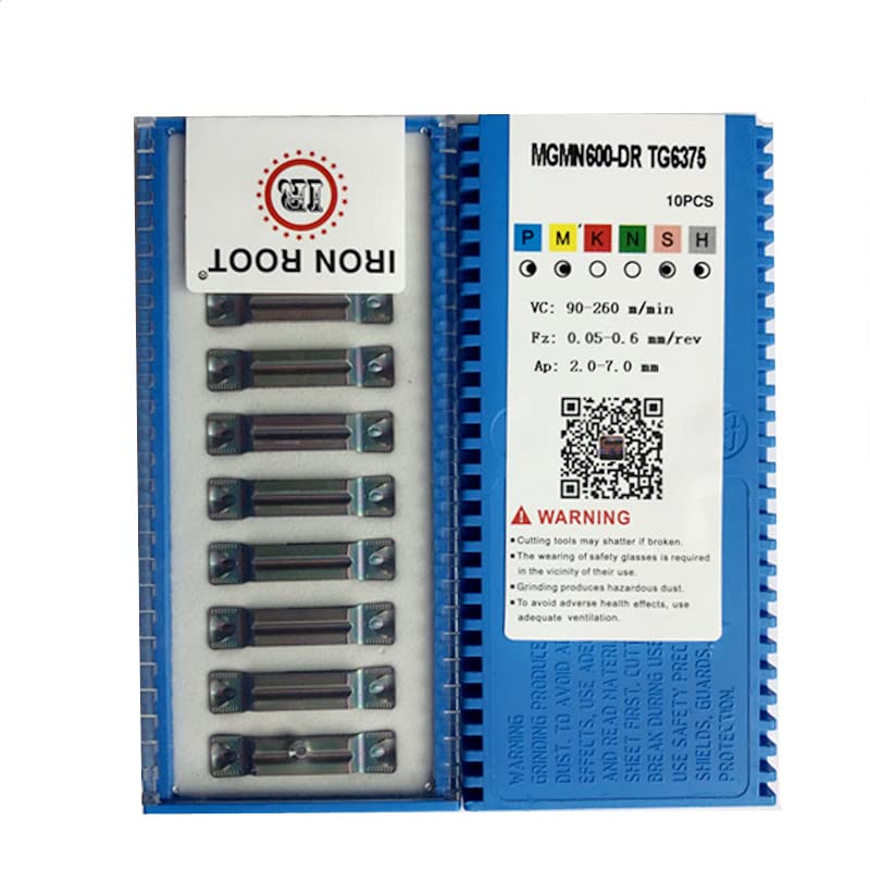 Inserto MGMN600 CNC para ranurado de metal, herramienta de torneado de carburo para soporte MGEHR