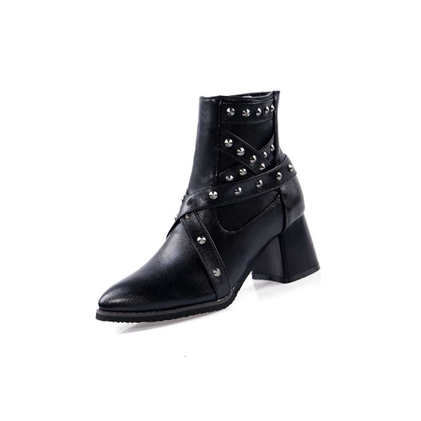 Botas de mujer cómodas con tacón bajo para caminar sin cansarte todo el día 5