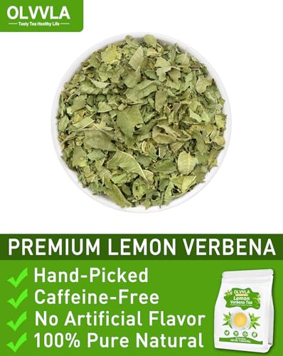 Olvvla - Premium Lemon Verbena Tea Bags - 1.5g X 30 Count - Pure Natural Cedron Herb - Caffeine-free - Non-GMO - Lemon Tea - Verbena Tea - Support Digestion & Promote Relaxation - Image 4