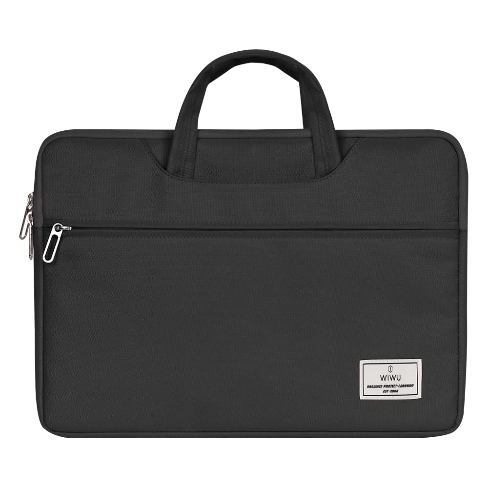 INICIO Laptop Sleeve Hand Bag Case for MacBook Pro 16 Air 15.3 M3 M2 15.6 inch Ultrabooks XPS (Shockproof Lining, Waterproof, Front Pocket, Handle, Black) (B0BZJ69HFZ) Amazon Price History, Amazon Price Tracker