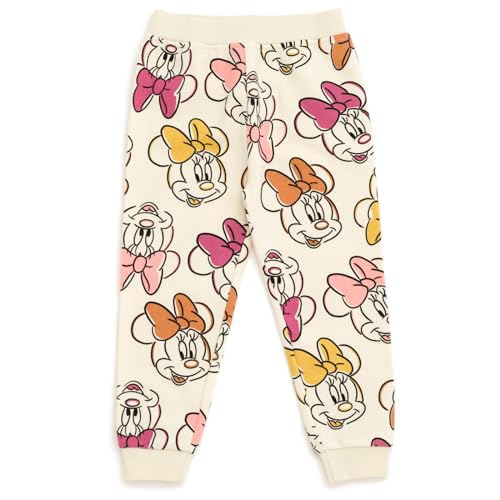 Image of Disney Girls Fleece Sweatshirt and Jogger Pants Outfit Set Newborn to Big Kid Sizes (Newborn - 14-16)