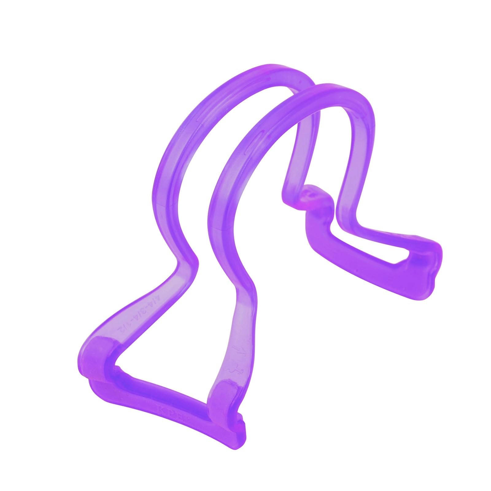 Accesorios para violín Alisador De Arco De Violín Soporte De Arco Acrílico Práctica Para Principiantes Agarre De Arco Corrector De Gestos De Mano Para Violín(Purple,1/4-1/8-1/10)