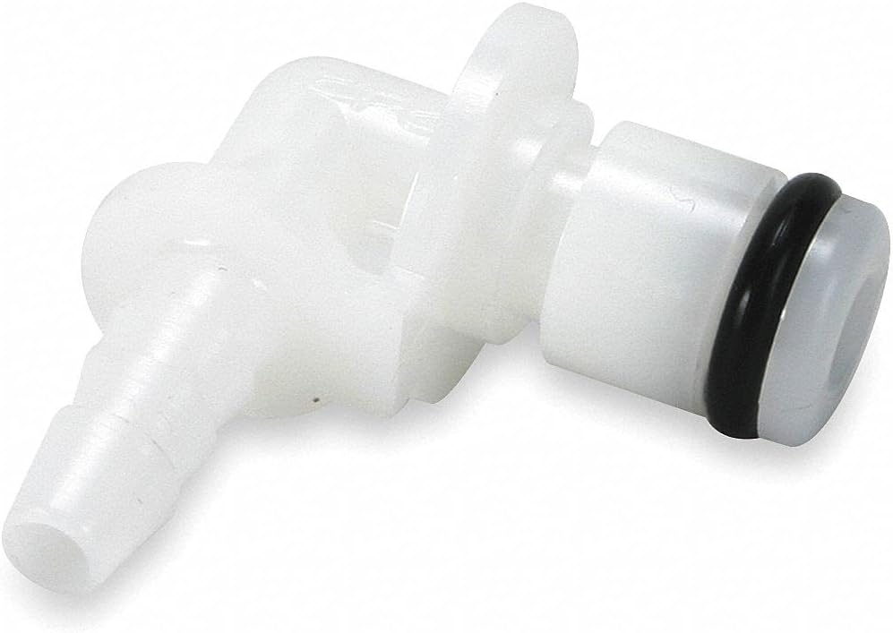 Colder Products PLC Series Shut-Off Barbed Elbow Insert for LC and PLC Couplers - PLCD23004, (Pack of 5)
