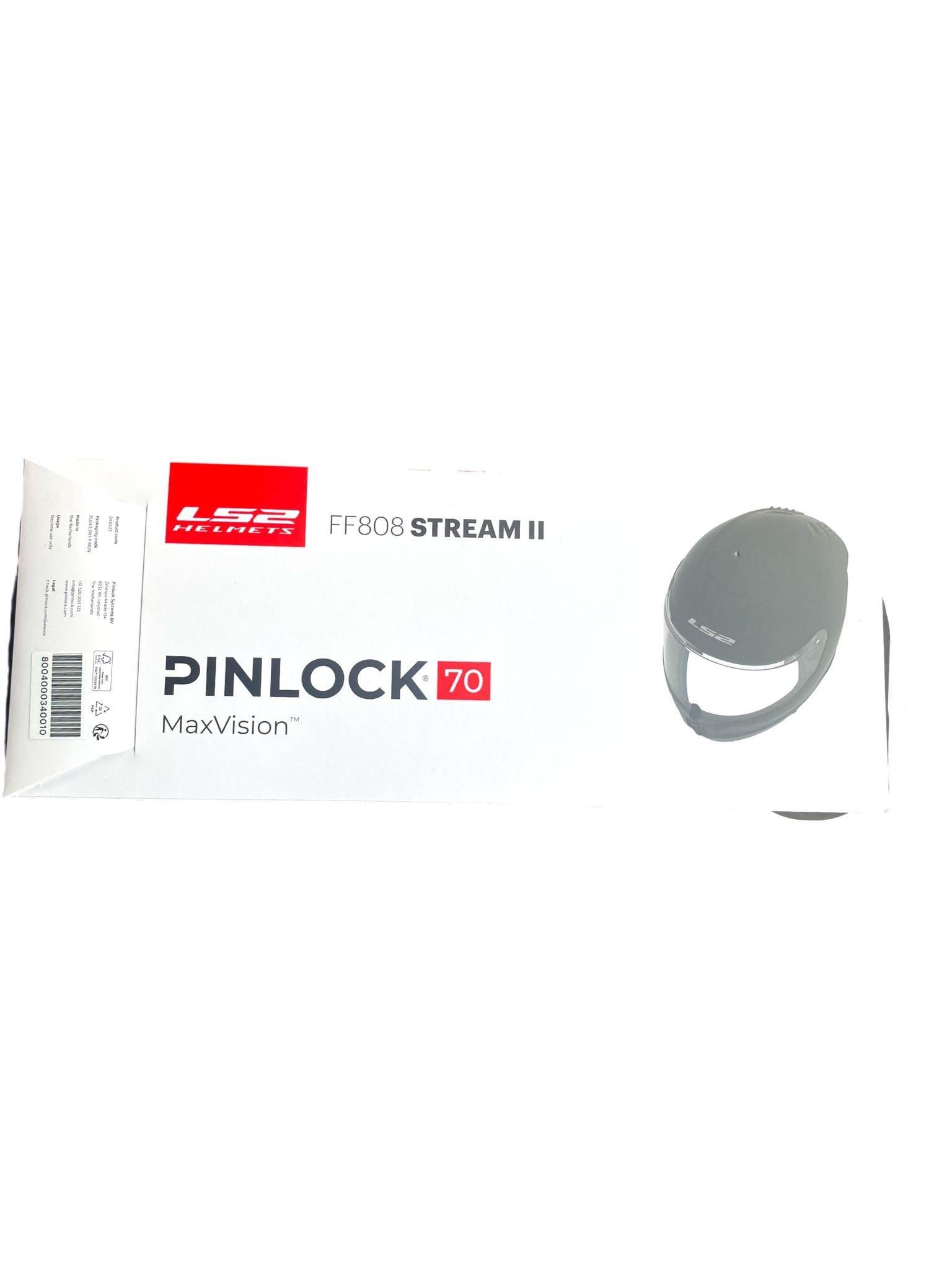 Pinlock per Casco LS2 FF808 Stream II MAX Vision 70 Antivhao