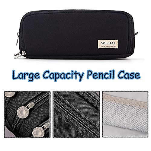 X SIM FITNESSX Federmäppchen Federtaschen Teenager Mädchen Mäppchen Etui Stifte 3 Fach, Große Kapazität Pencil Case für… – Bild 5