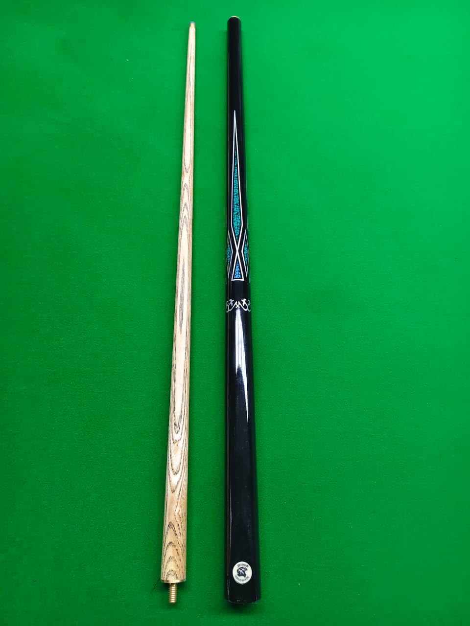 LGB Sniper Handmade Billiard Pool Cue Stick, 9mm Tip Half Joint Glossy Finish (Green, CUE Stick Combo)-image-9
