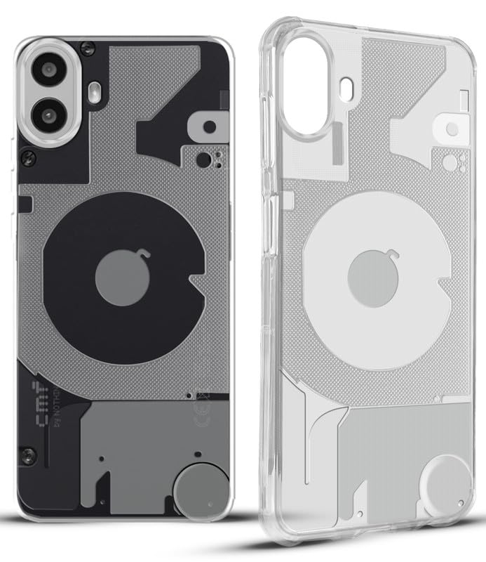 Mr. Case Transparent Back Case for CMF by Nothing Phone 1 Frosted Cover Matte Silicone TPU –Silver Ring (B0DB619XSJ) Amazon Price History, Amazon Price Tracker
