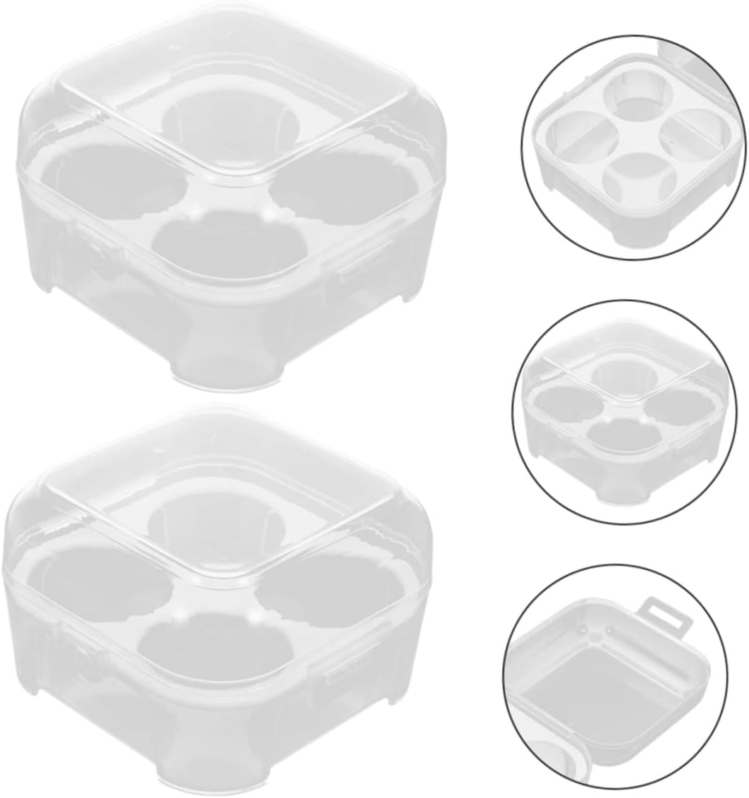 jojofuny 8pcs Portable Storage Containers Compact and Organizer for Camping and Outdoor Activities for Fridge Organization and Picnic Use