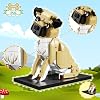 KAZI Adorable Dogs Building Toy Set,Dog Gifts for Animal-Lovers,Ideas Pug Dog Building Set for Girls and Boys,Creative Buildable Toys for Kids 8 and Up,Party Favors,Gifts for Mothers Day