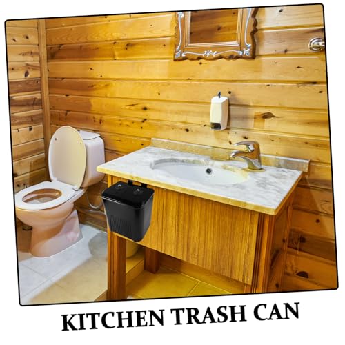 Cabilock caneca de basura de cocina con tapa y compartimentos miniatura 3