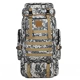 Matybobe Großer Wanderrucksack, Outdoor-Camping-Rucksack, Canvas-Trekking-Rucksack