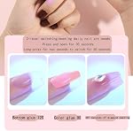 Machine à percer les ongles électriques sans fil, UV/LED Lumière, 13 en 1 Trousse de fichiers à ongles 35000RPM Fichier E professionnel avec 12Pcs Perceuses d'ongles et 36PCS Bandes de ponçage, Argent