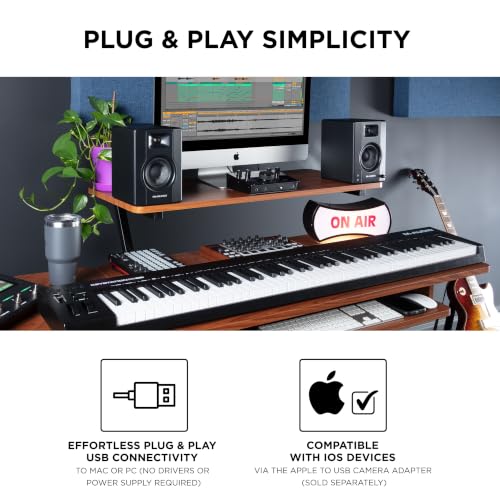 Image of M-AUDIO Keystation 88 MK3 88 Key Semi Weighted MIDI Keyboard Controller for Complete Command of Virtual Synthesizers and DAW parameters