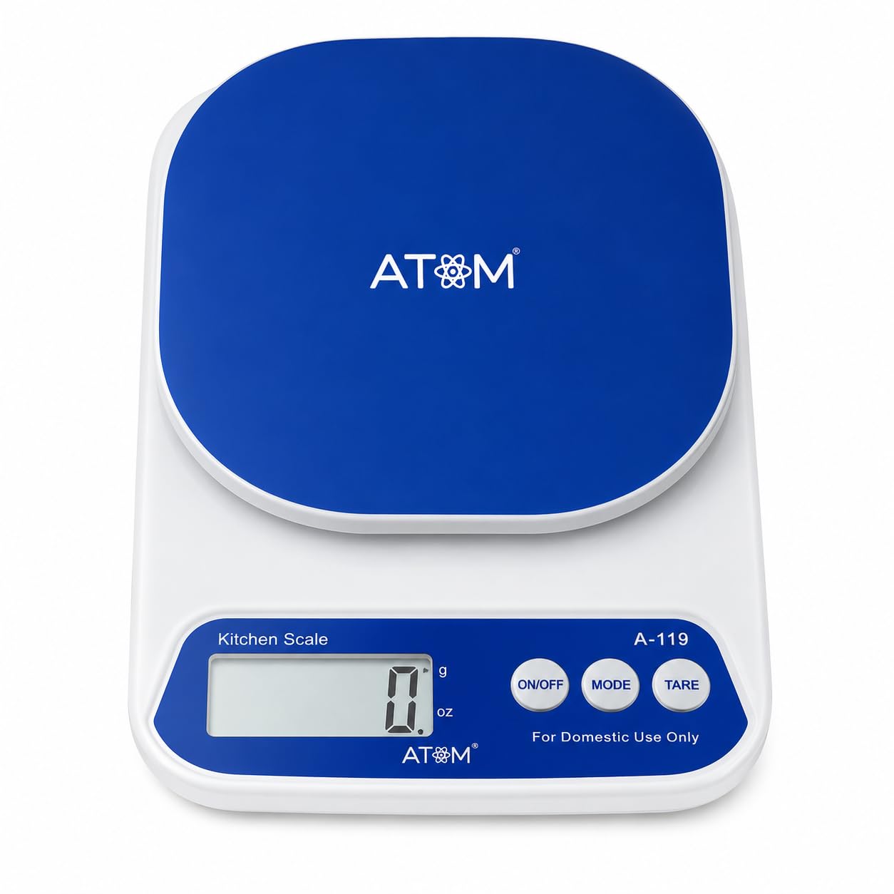 Atom Digital Kitchen Scale - 10kg, 1g Accuracy -1