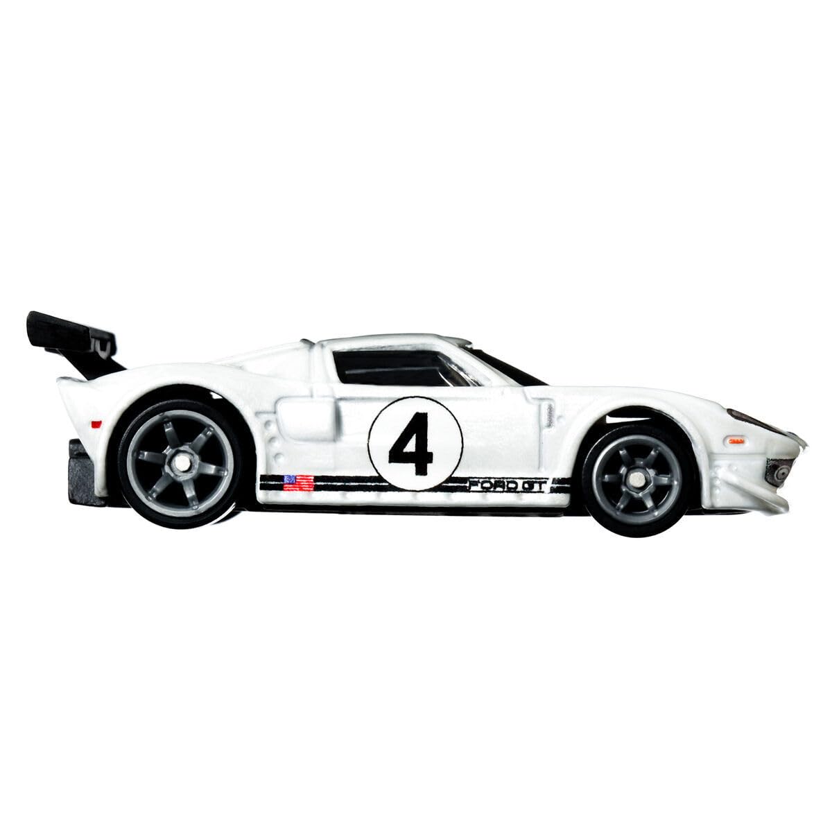 Hot Wheels Zamac Ford GT - Modellino Auto Per Bambini In Scala 1:64, Finitura Metallizzata