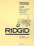 RIDGID 535 Pipe & Bolt Threading Machine Manual