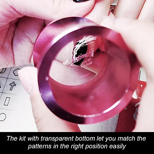 Nail Art Stamper, Transparent Soft Stamper And Scraper Set Diy Nail Stampers Stamping Tools Yz02 #TOP3